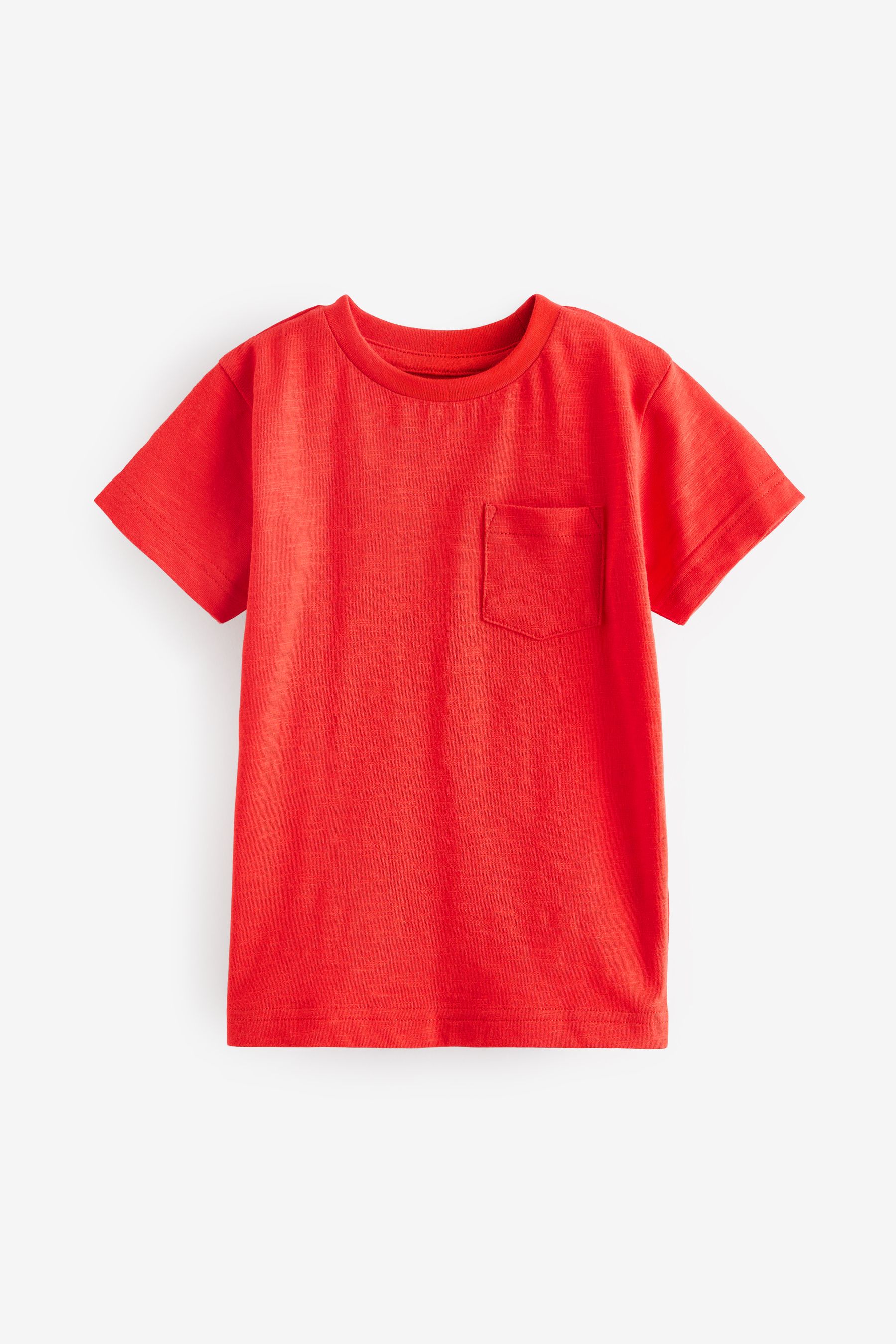 Buy Red 100 Cotton Short Sleeve Plain T Shirt 3mths 7yrs from the Next UK online shop