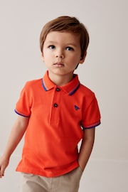 Red Short Sleeve Polo Shirt (3mths-7yrs) - Image 1 of 6