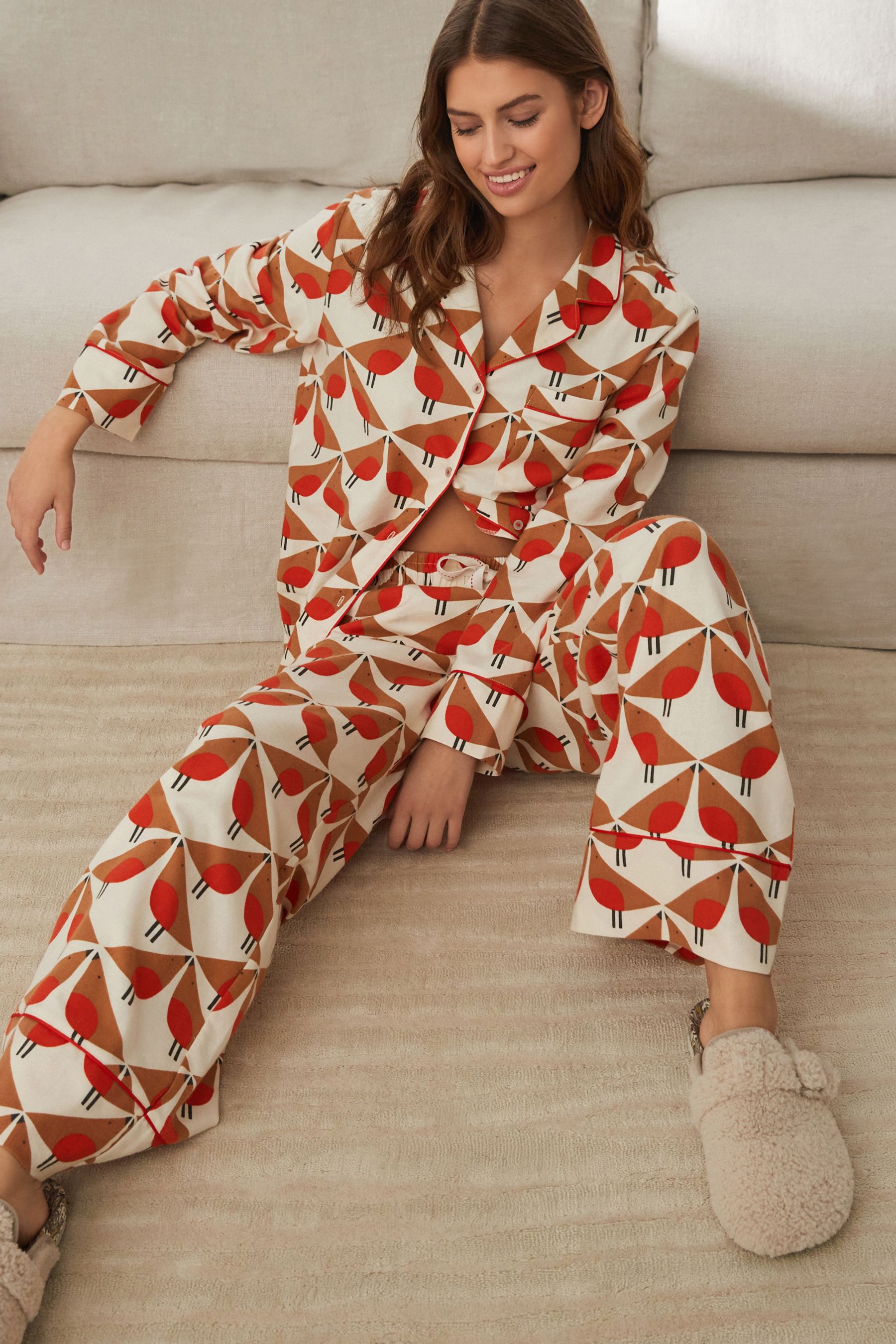 Robin christmas pyjamas shop
