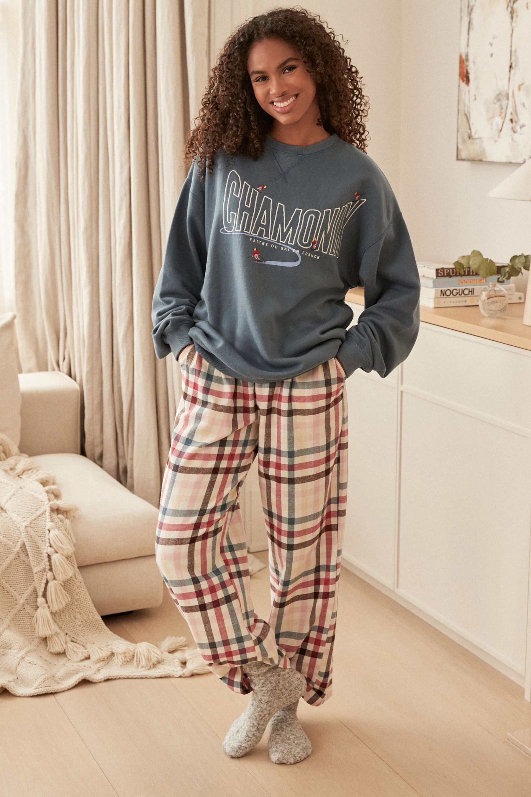 Flannel bottom pajamas best sale
