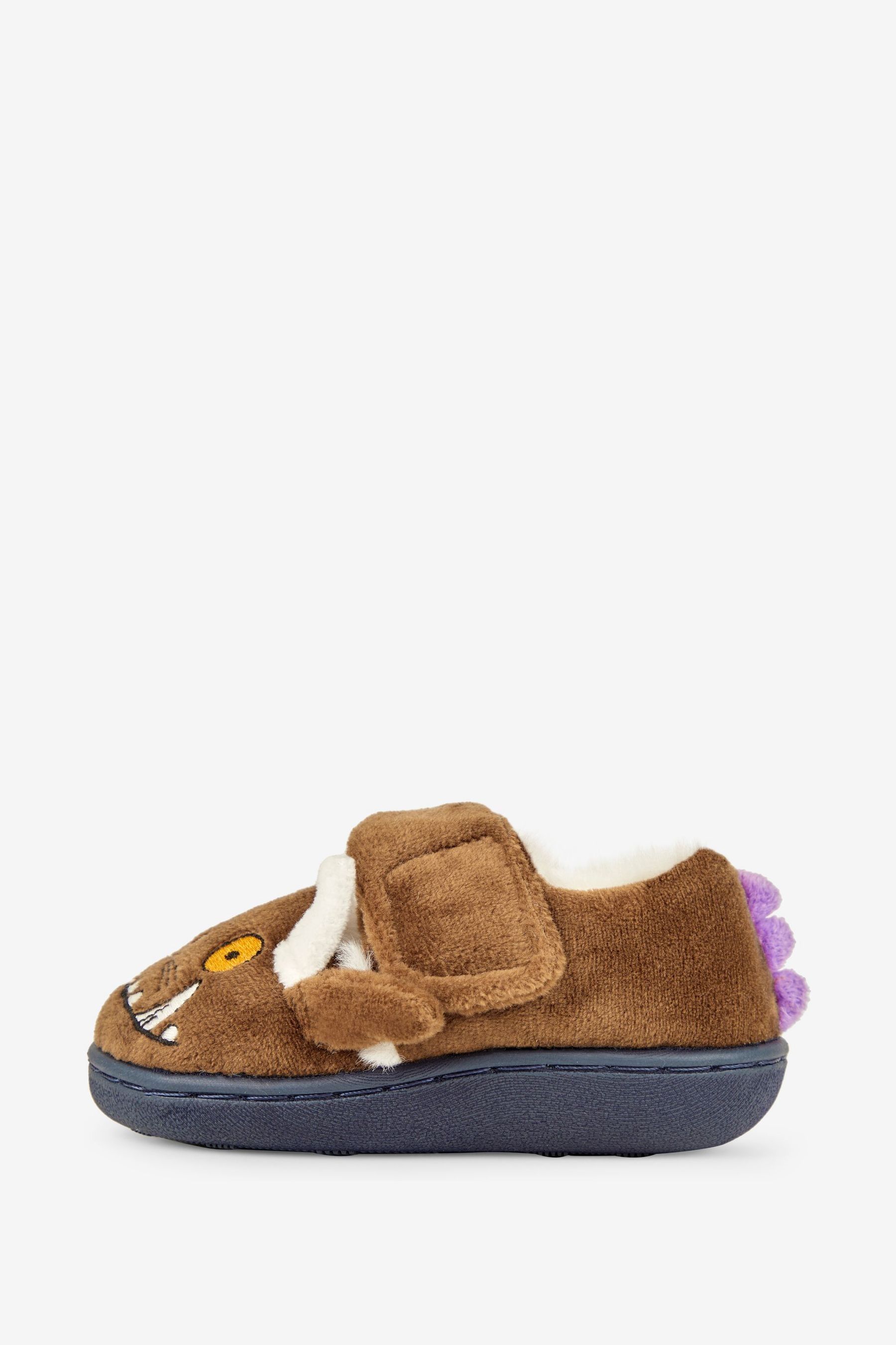 Buy JoJo Maman Bebe Brown Kids The Gruffalo Easy On Slippers from the Next UK online shop