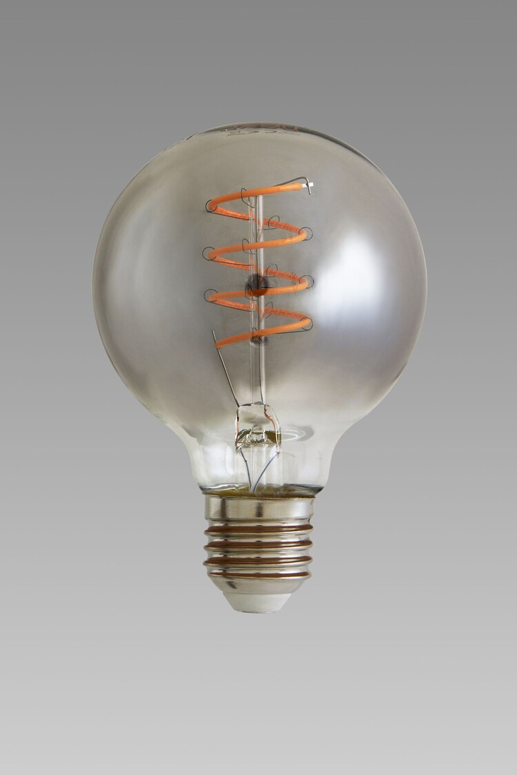 Madison 4W LED ES Smoke Spiral Globe Dimmable Bulb - Image 2 of 4