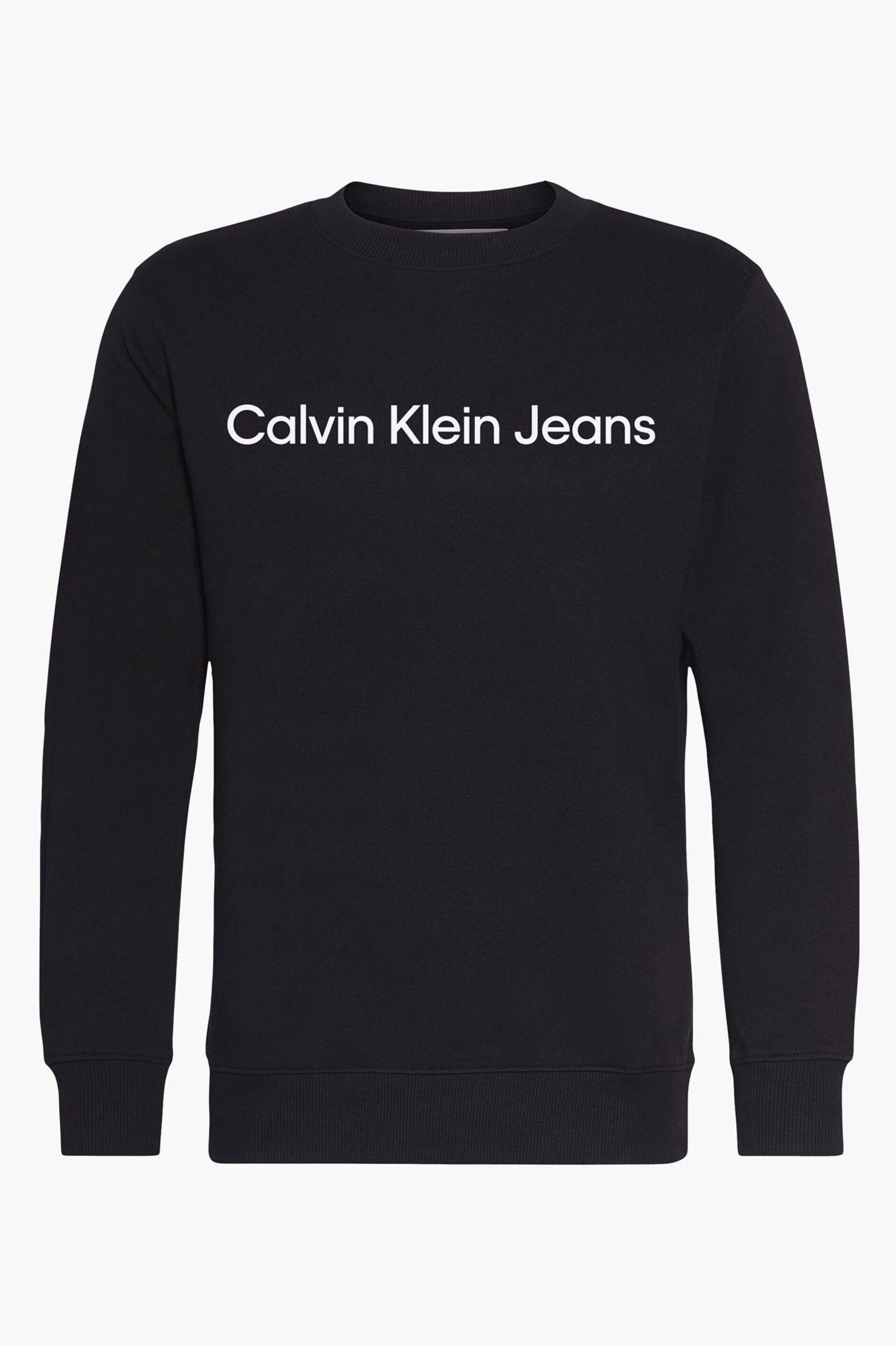 Calvin Klein Black Core Logo Sweatshirt - Image 5 of 5