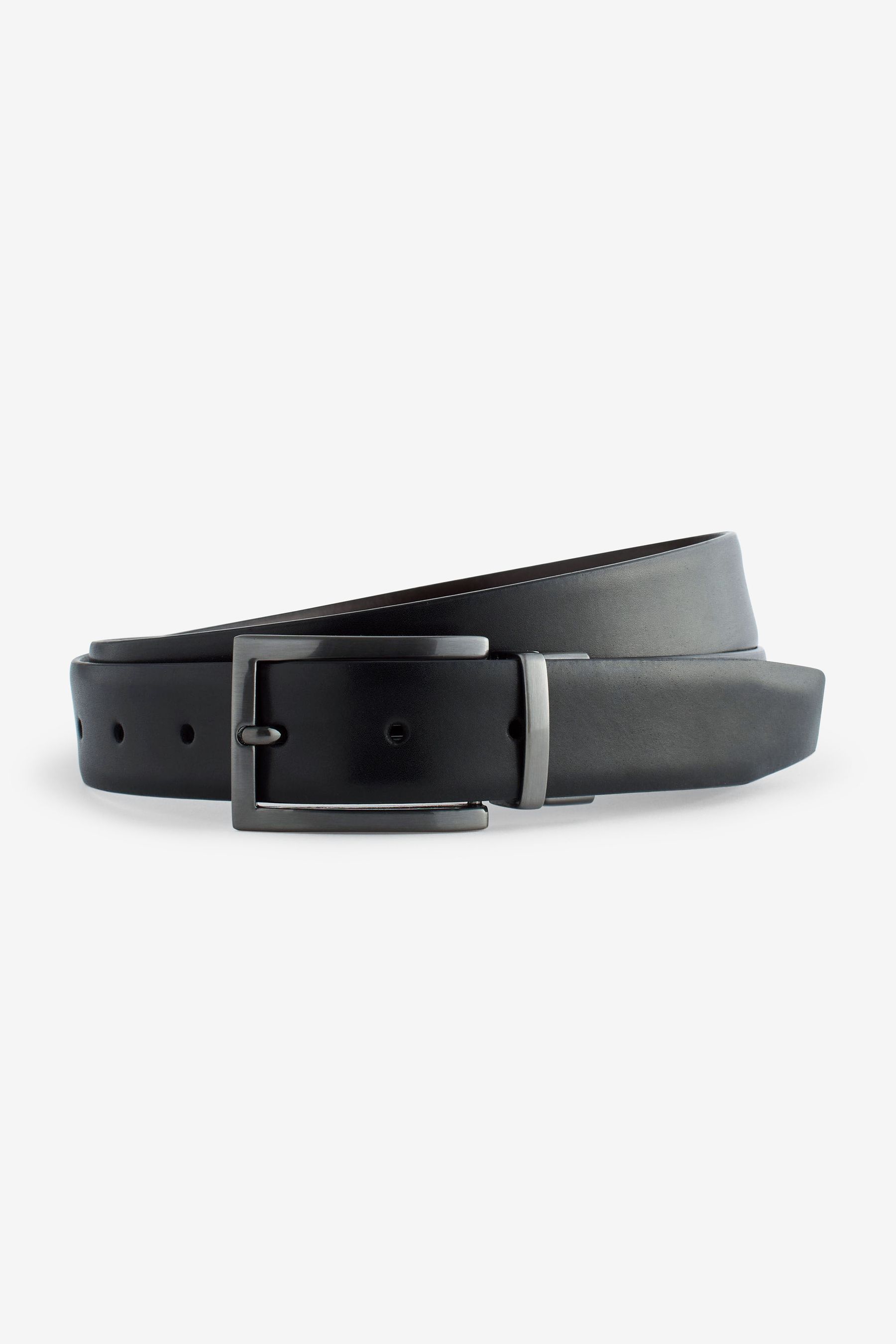 Buy Black Brown Reversible Leather Belt from the Next UK online shop