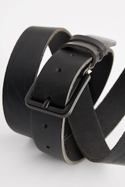 Black Casual Leather Belt - Image 3 of 3