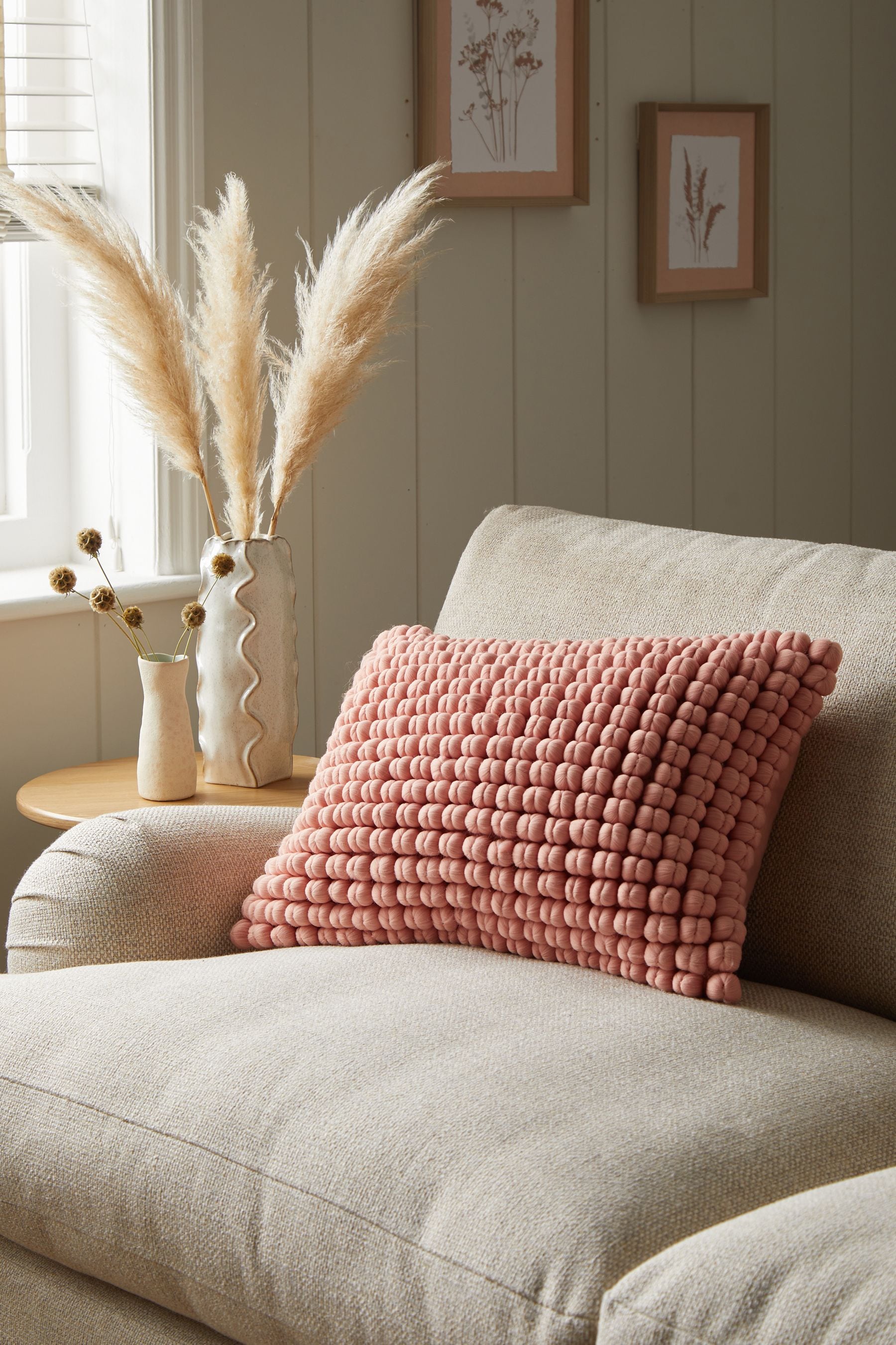 Next pink cushions deals