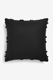 Black Chevron Bobble 43 x 43cm Cushion - Image 5 of 6