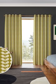 Orla Kiely Seagrass Solid Stem Made to Measure 100% Cotton Curtains - Image 1 of 9