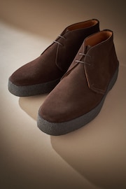 Brown Suede Sanders for Next Crepe Chukka Boots - Image 4 of 8