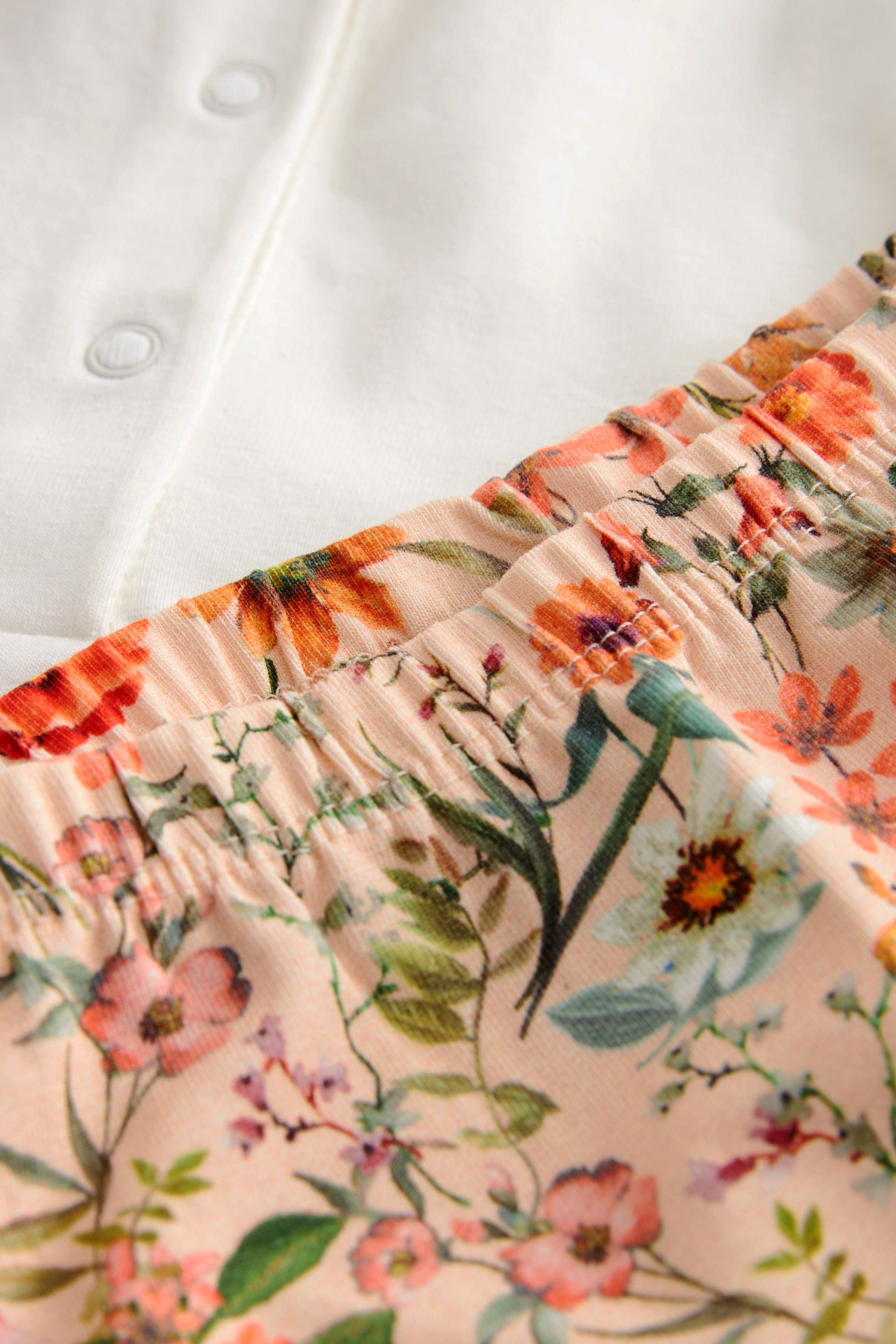 Buy Orange Floral Baby Top And Leggings Set from the Next UK online shop