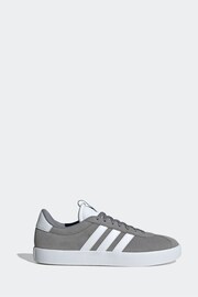 adidas Grey/White VL Court 3.0 Trainers - Image 10 of 11