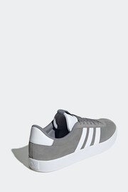 adidas Grey/White VL Court 3.0 Trainers - Image 2 of 11