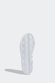 adidas Grey/White VL Court 3.0 Trainers - Image 7 of 11