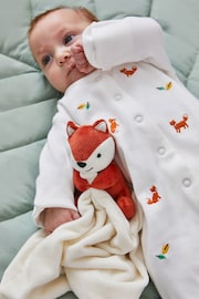 JoJo Maman Bébé Plush Fox Comforter - Image 6 of 6