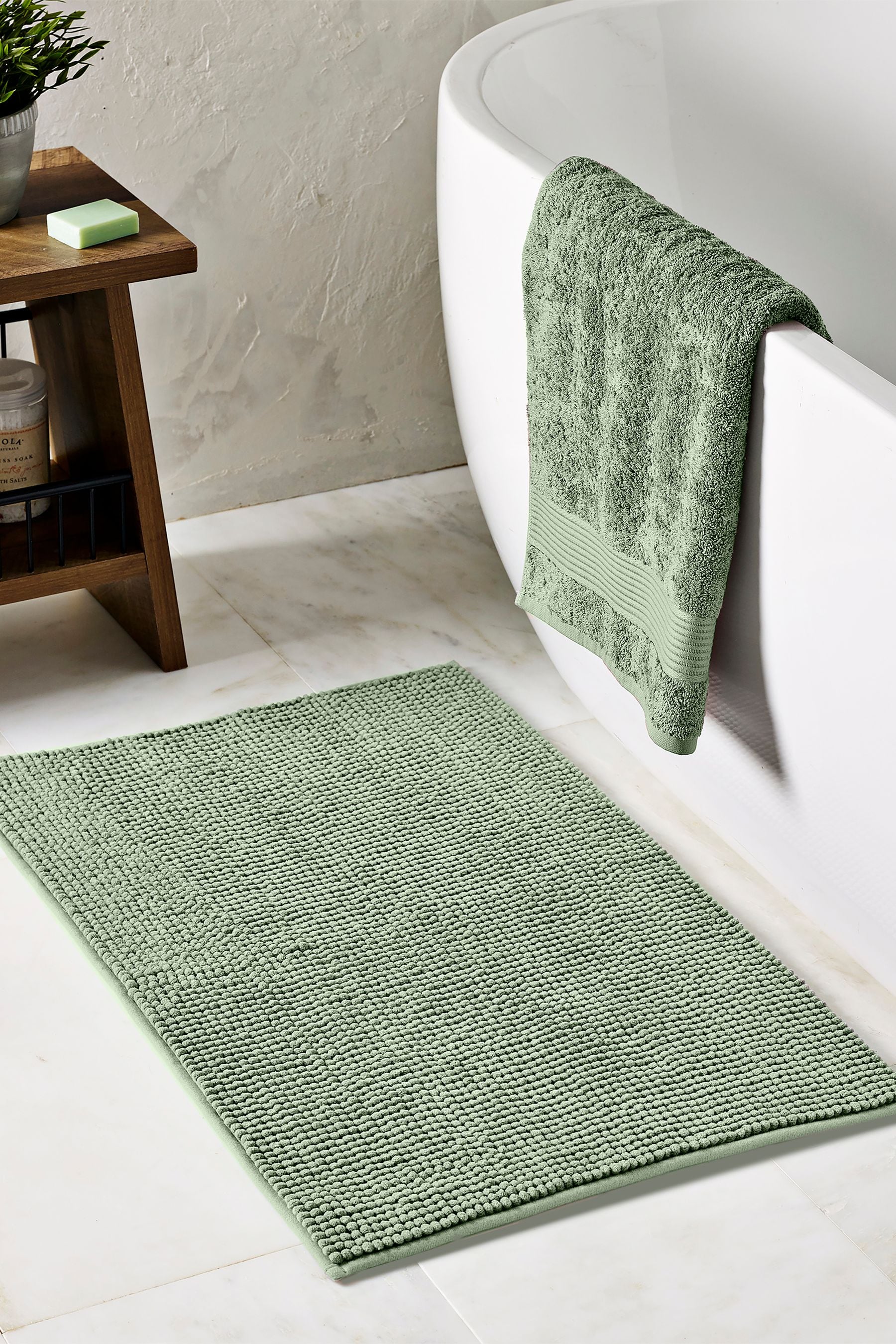 Sage green bath rugs and towels sale