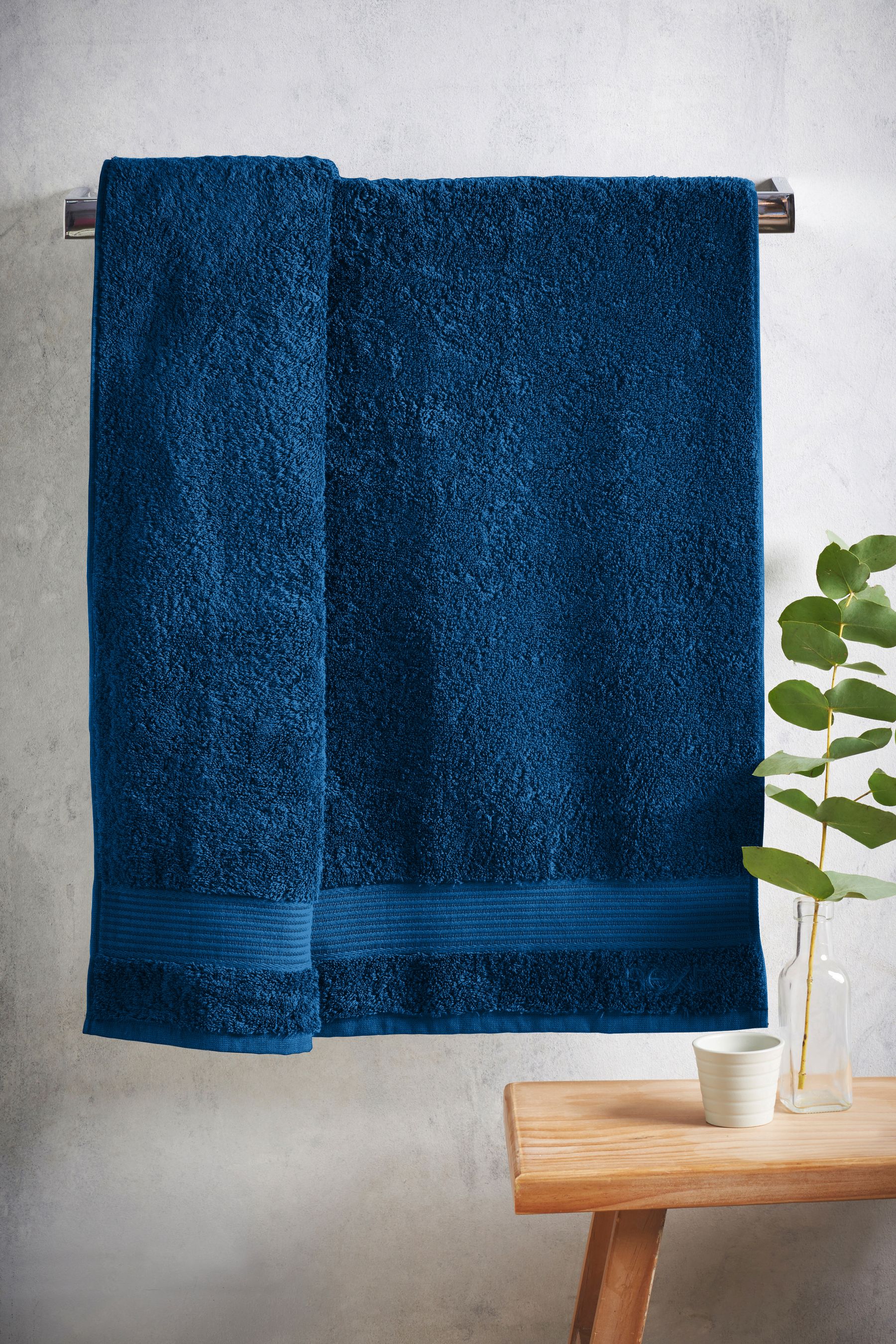 Buy Blue Cobalt Bright Egyptian 100 Cotton Towel from the Next UK online shop