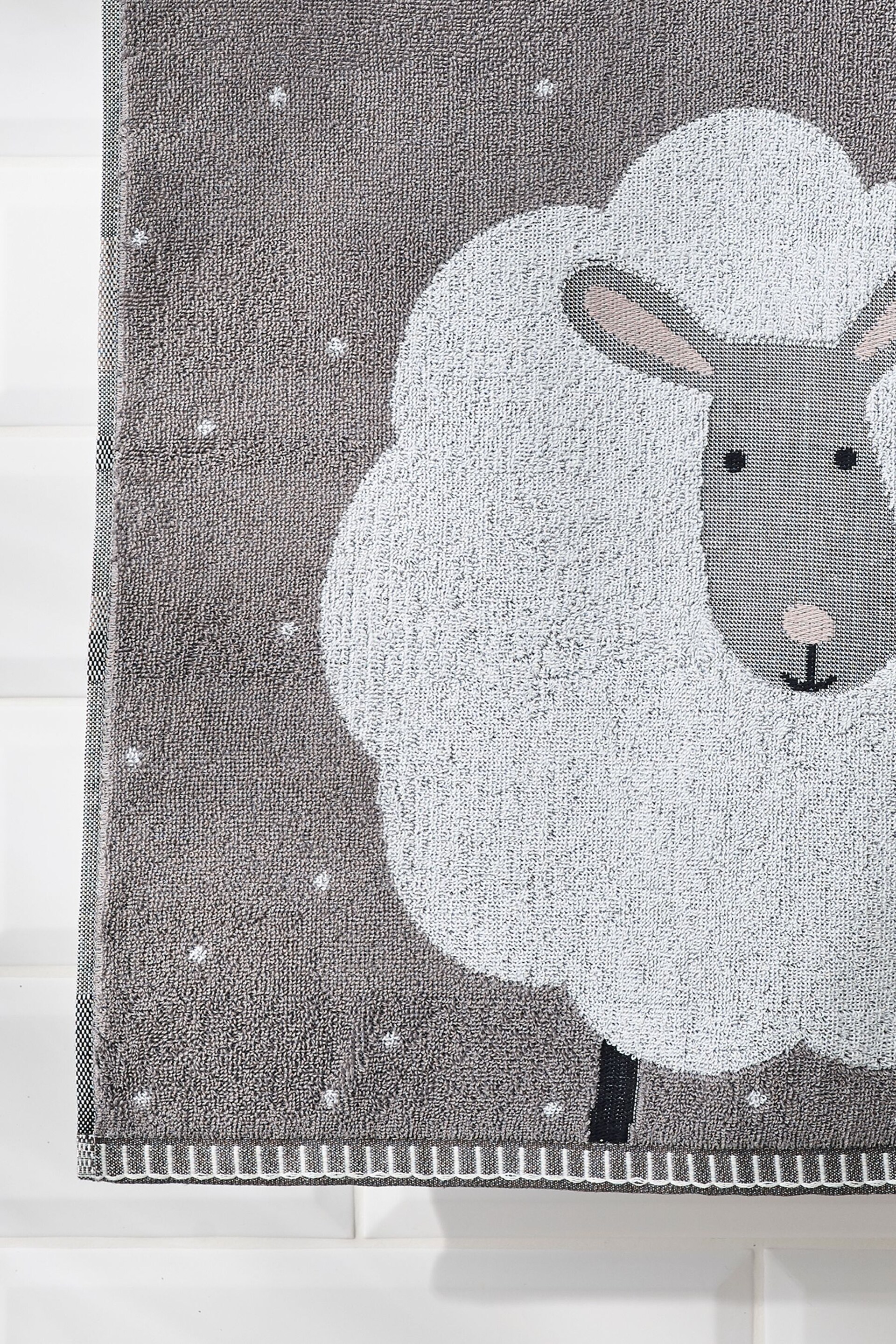 Grey Sheep 100% Cotton Towel - Image 4 of 4