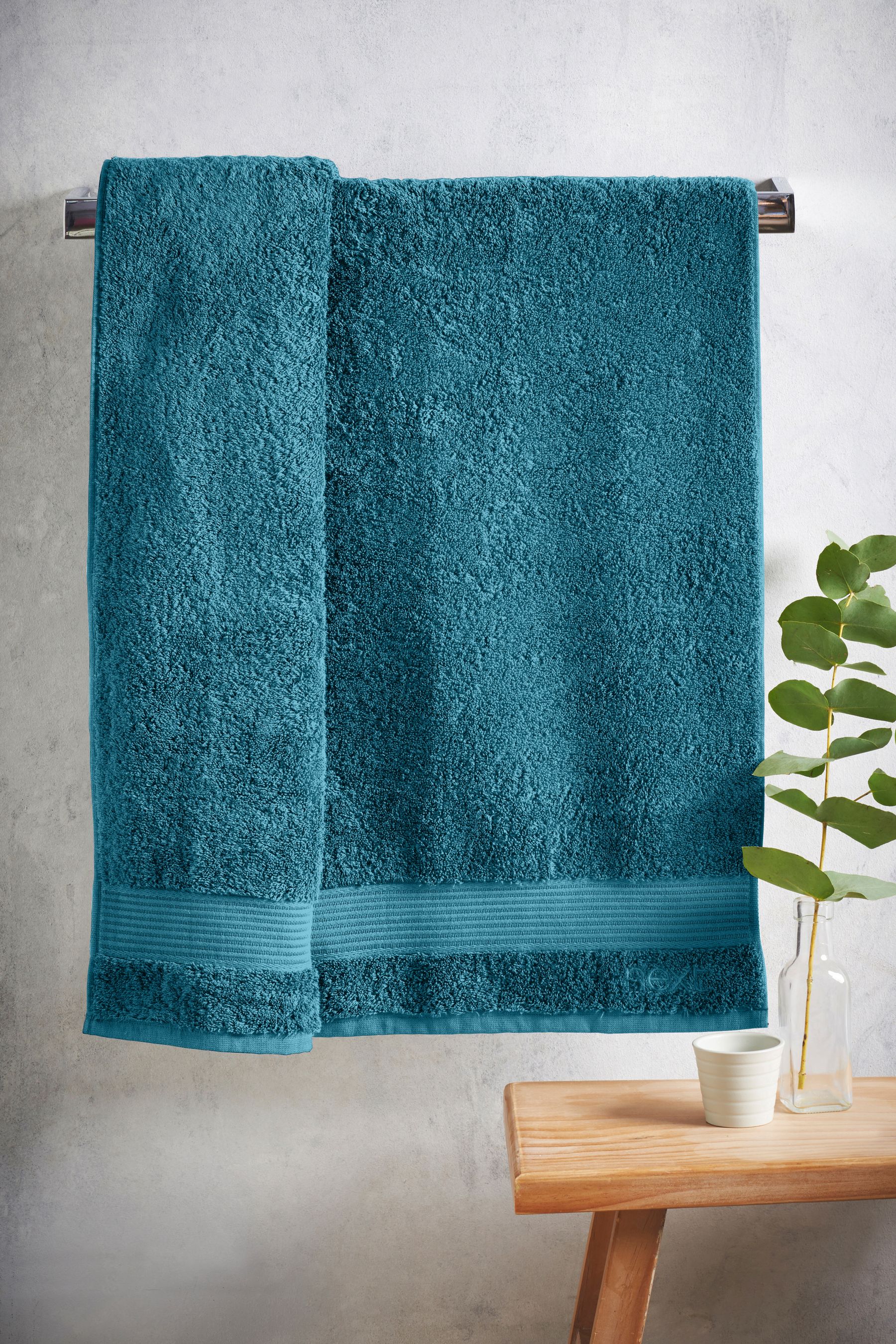 Buy Blue Teal Light Egyptian 100 Cotton Towel from the Next UK online shop