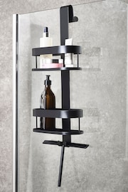 Black Oslo Shower Caddy and Shower Wiper - Image 1 of 6