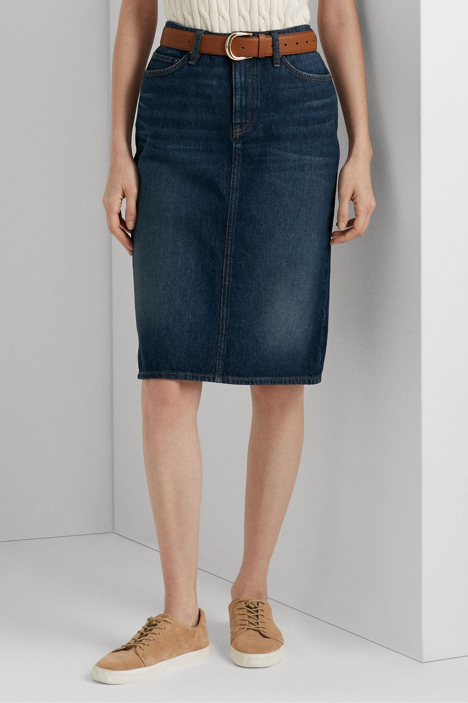 Lauren ralph lauren denim skirt shop