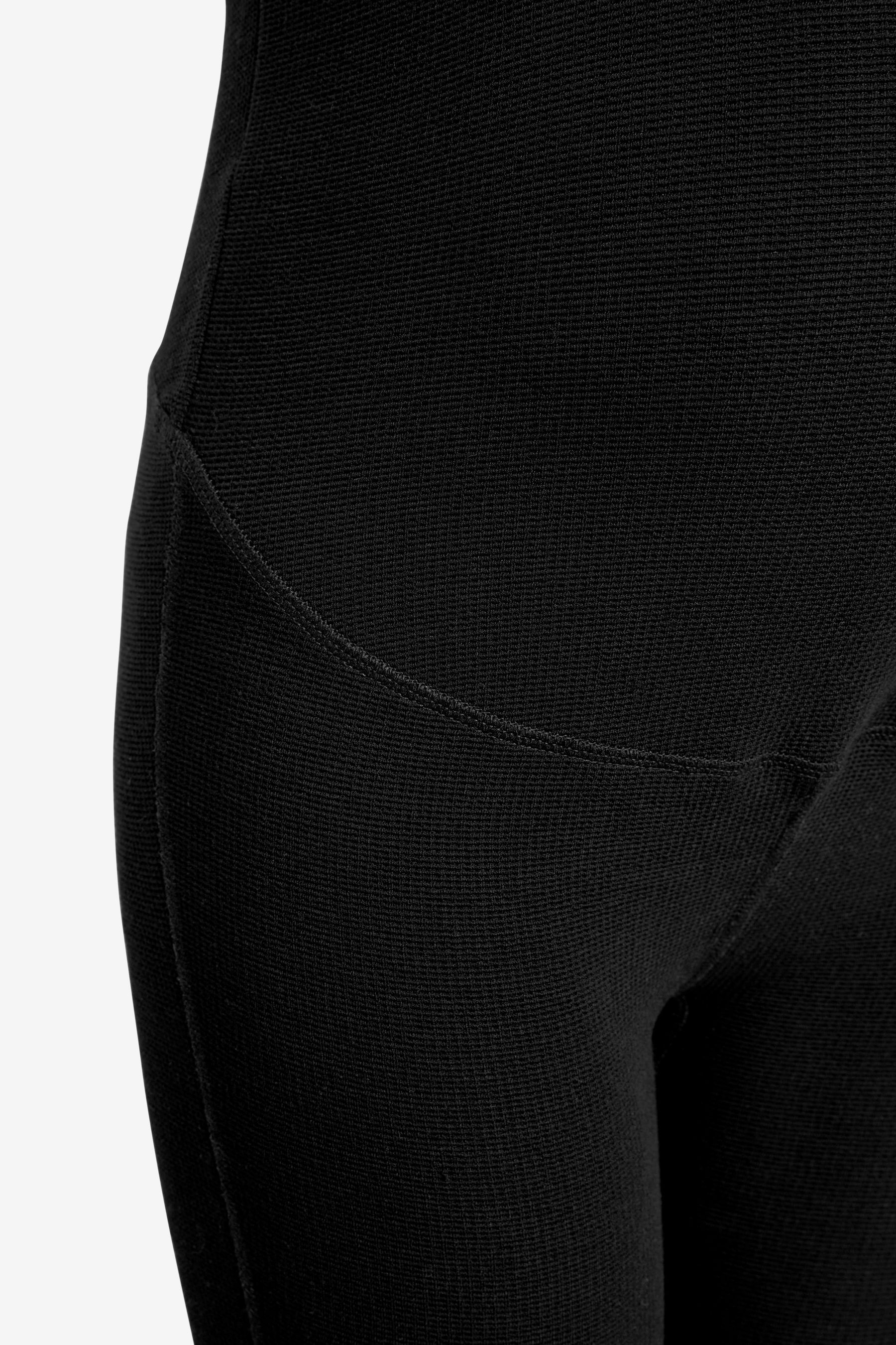 Buy self. Black Maternity Waffle Leggings from Next Luxembourg