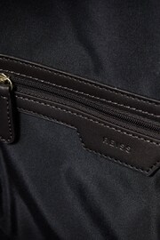 Reiss Khaki Drew Neoprene Zipped Backpack - Image 3 of 5