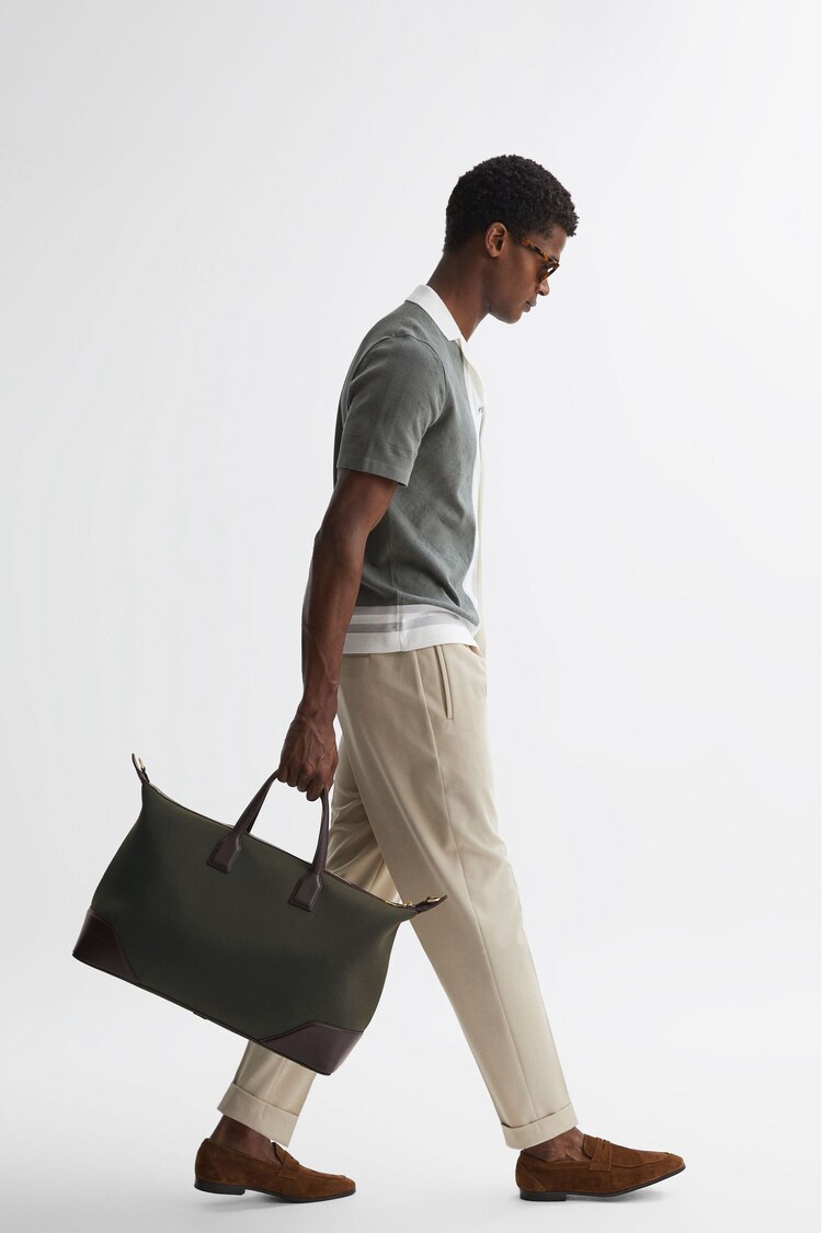 Reiss Khaki Elliot Neoprene Holdall - Image 2 of 6