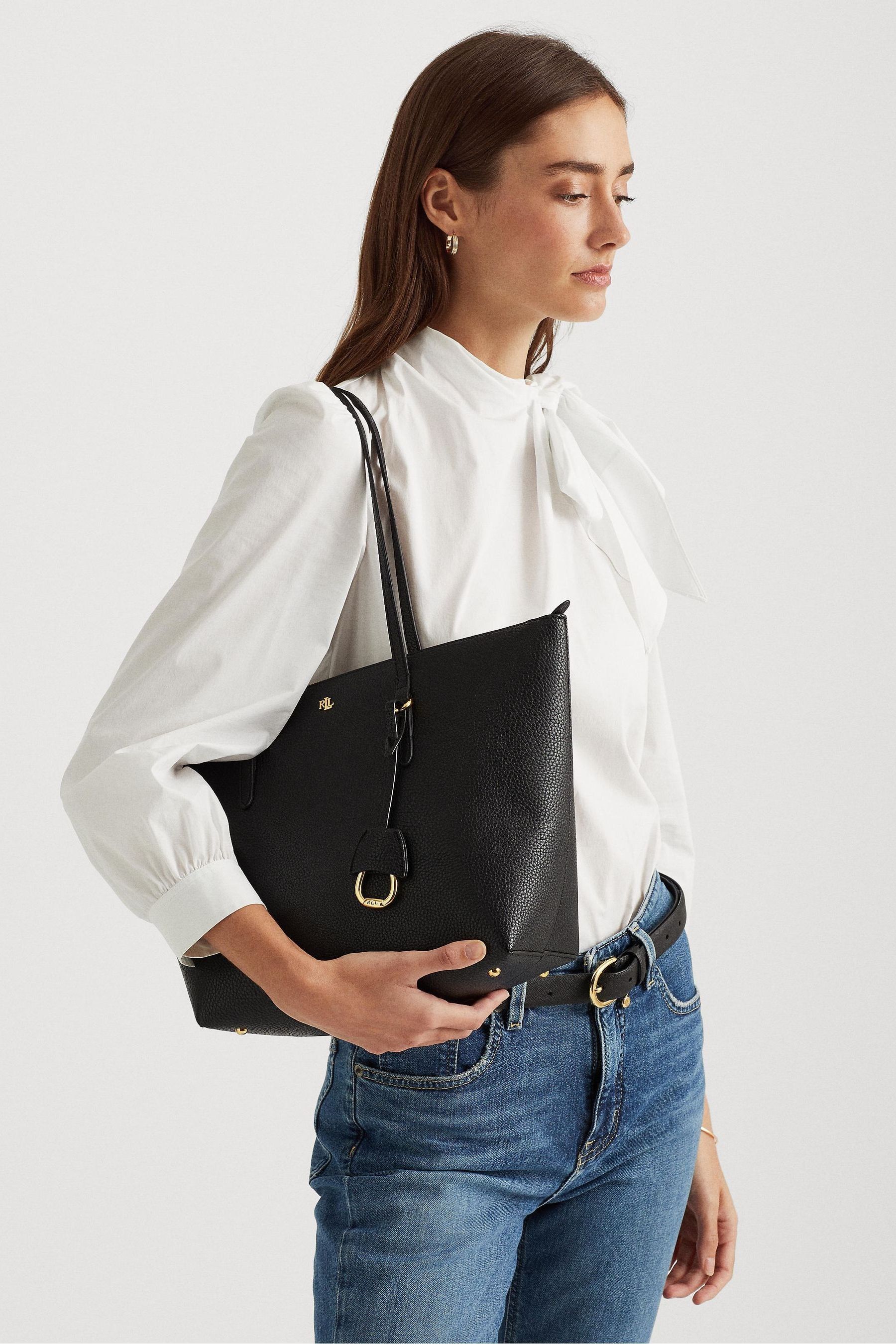 Ralph lauren small black bag on sale