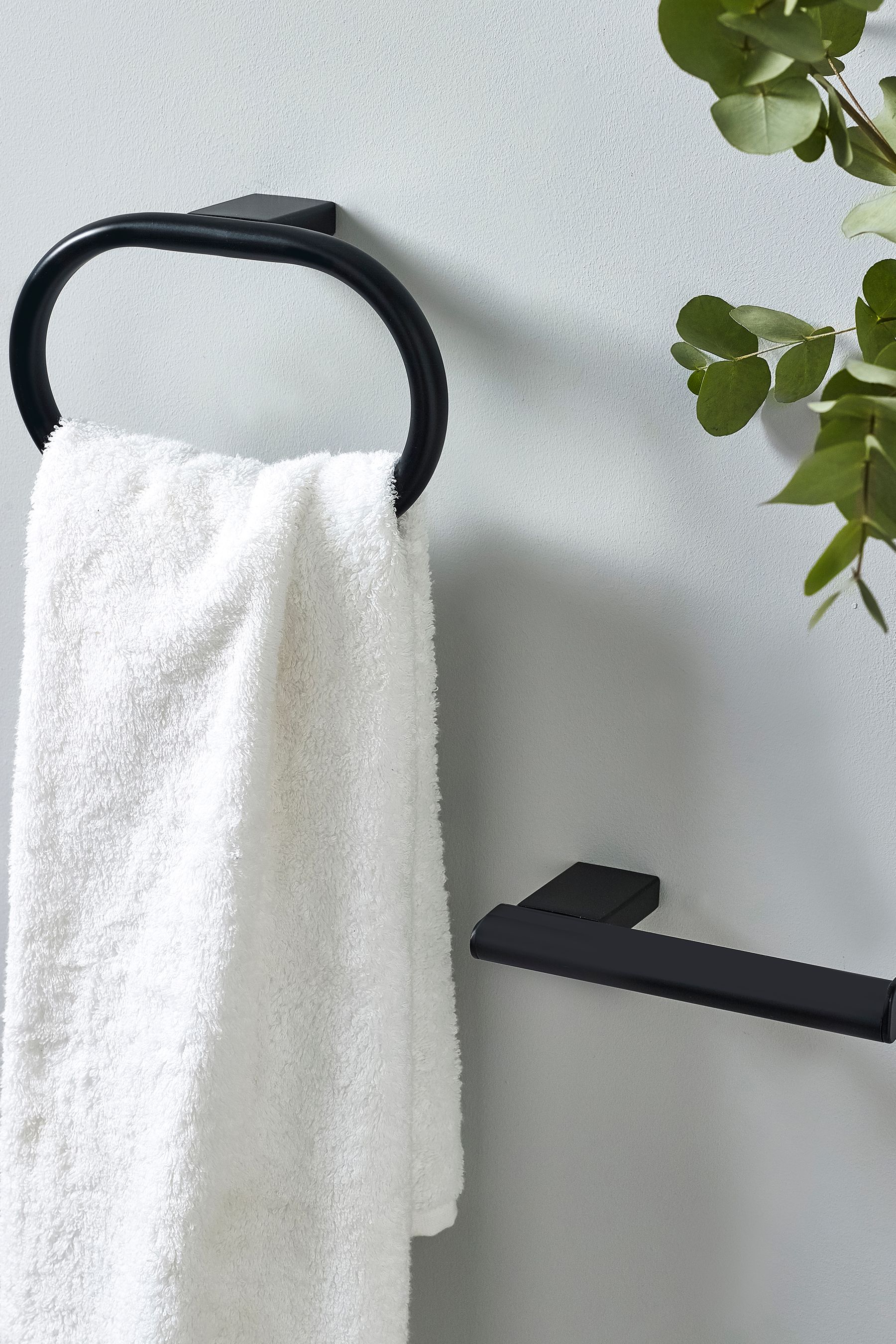 Buy Black Oslo Towel Rail Ring from the Next UK online shop