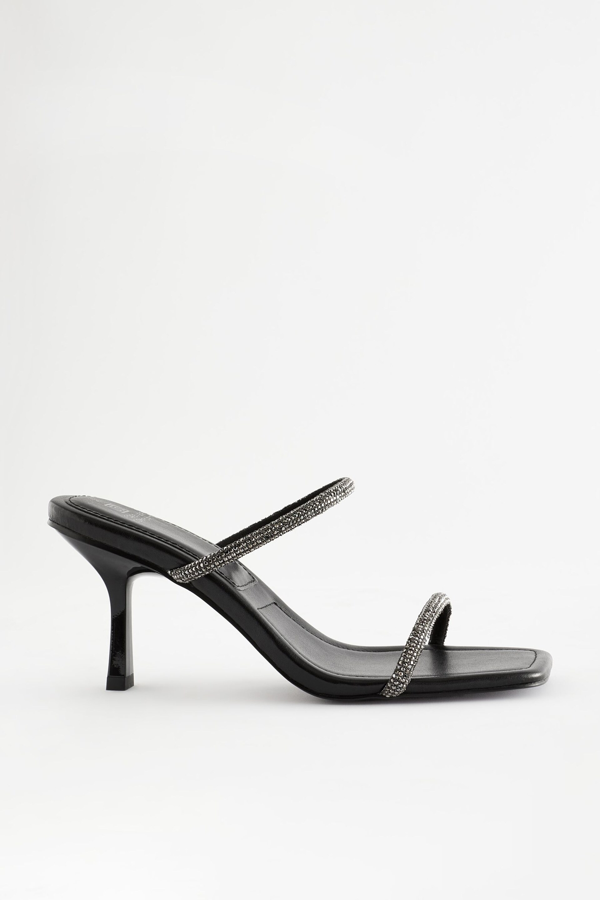 Black Forever Comfort® Double Band Mules - Image 6 of 9