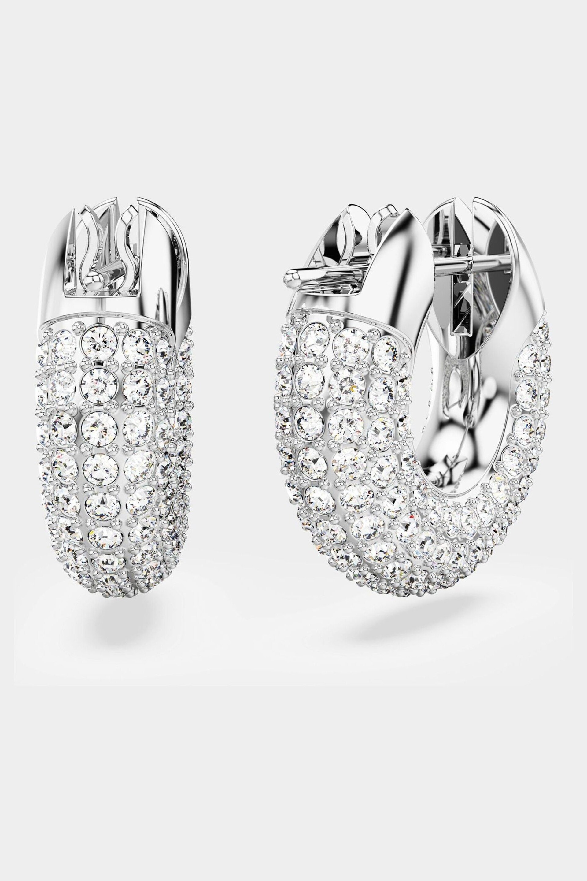 Swarovski Silver Plated Hoop Earrings - Image 3 of 9