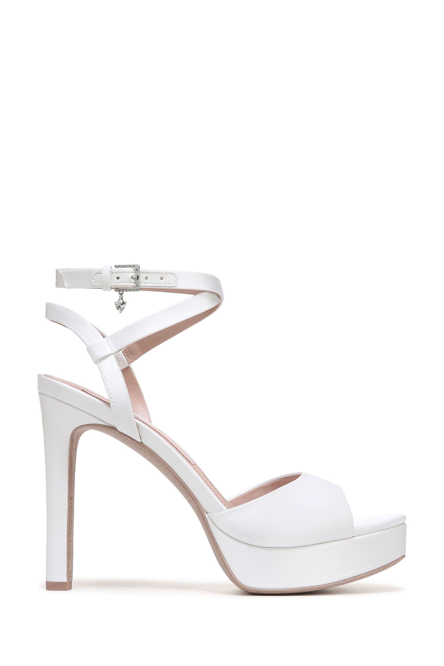 Naturalizer white heels sale