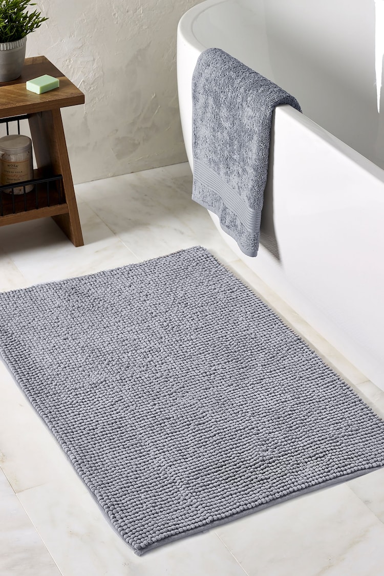 Light Dove Bobble X-Large Bath Mat - Image 1 of 5