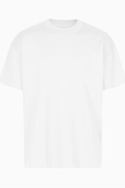 AllSaints White Isac Short Sleeve Crew T-Shirt - Image 7 of 7