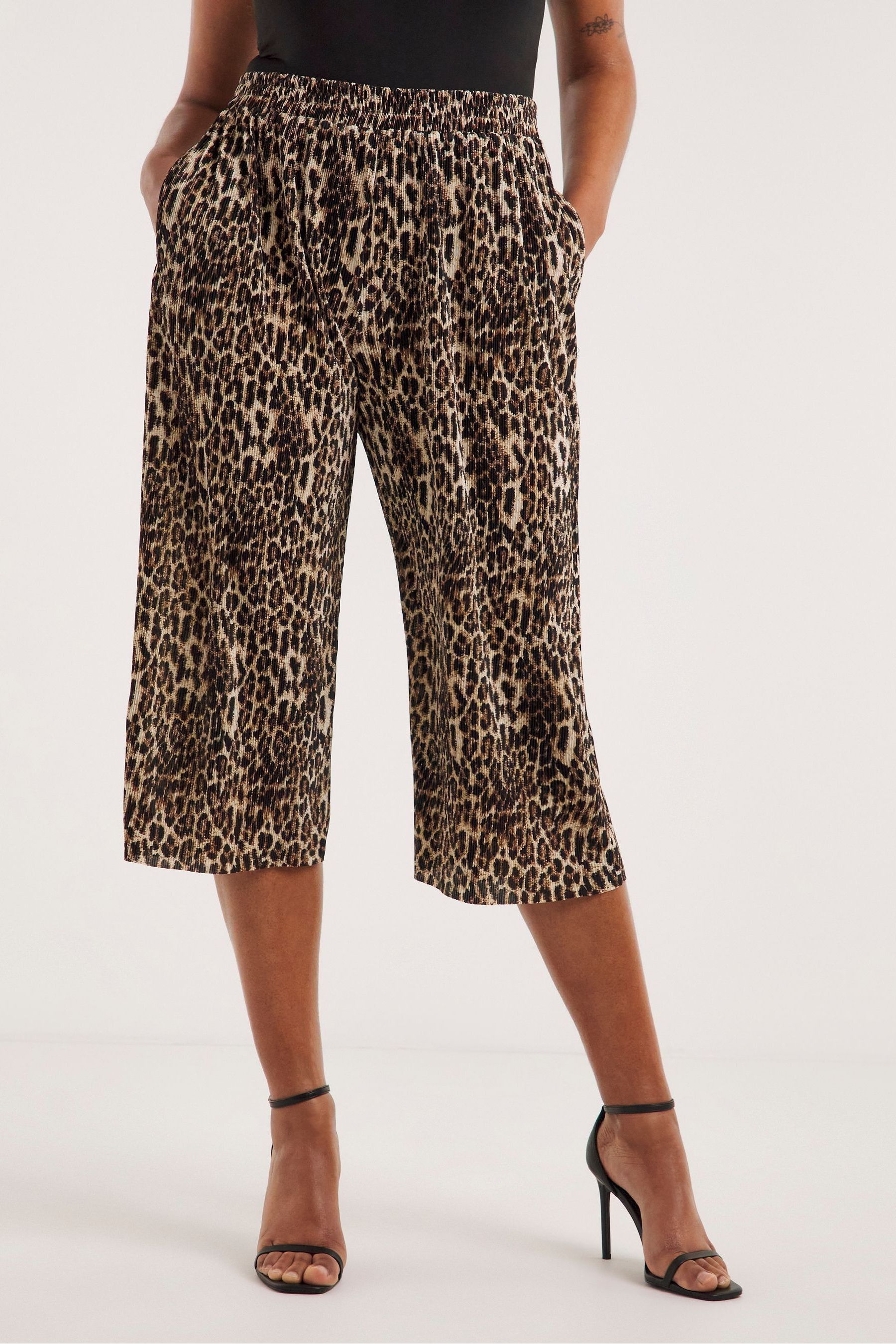Next leopard trousers best sale