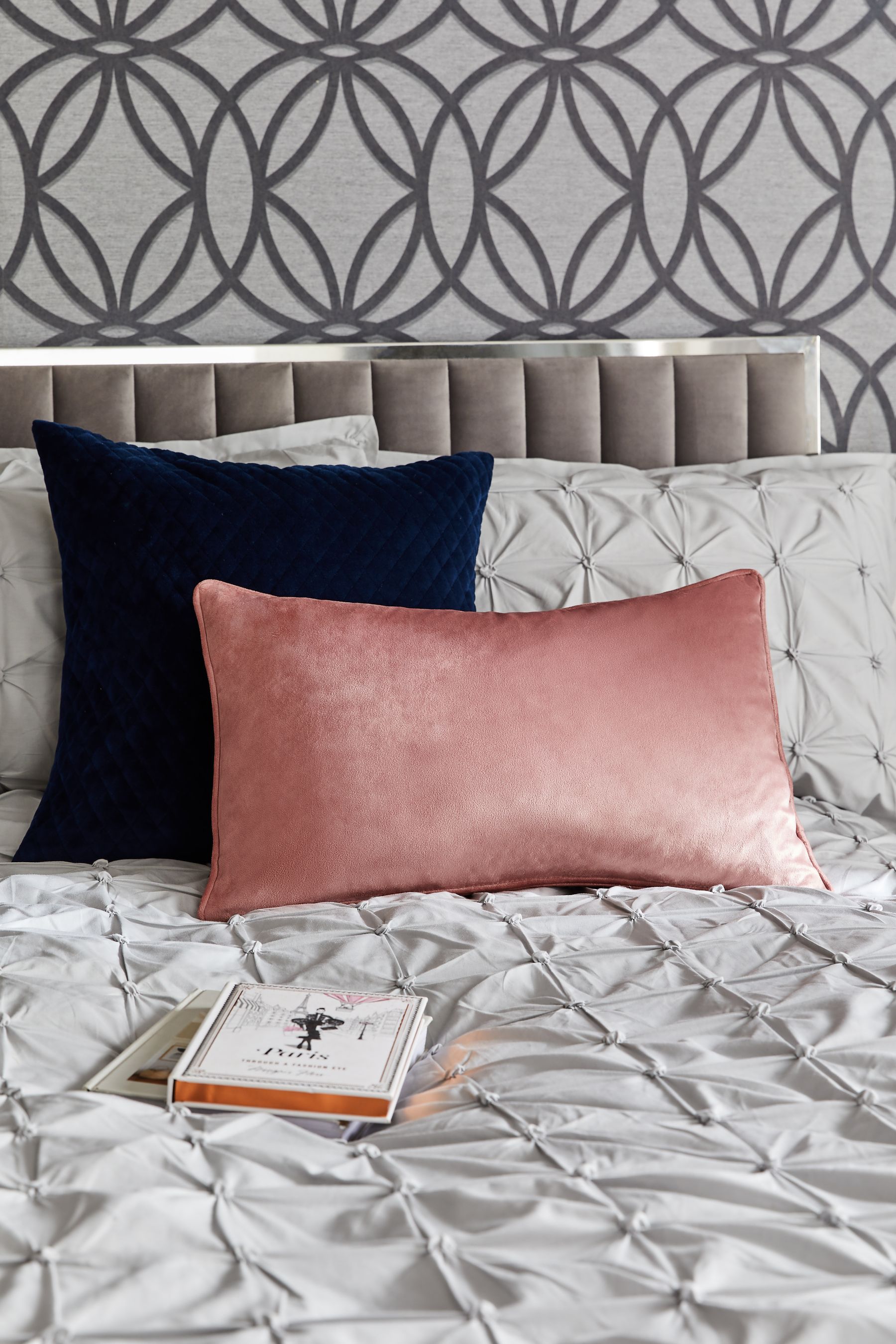 Buy Blush Pink 40 x 59cm Matte Velvet Cushion from Next Canada
