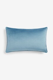 Pale Blue 40 x 59cm Matte Velvet Cushion - Image 2 of 5