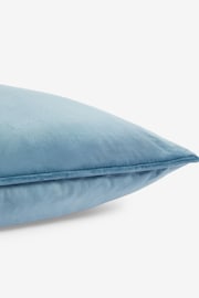 Pale Blue 40 x 59cm Matte Velvet Cushion - Image 5 of 5