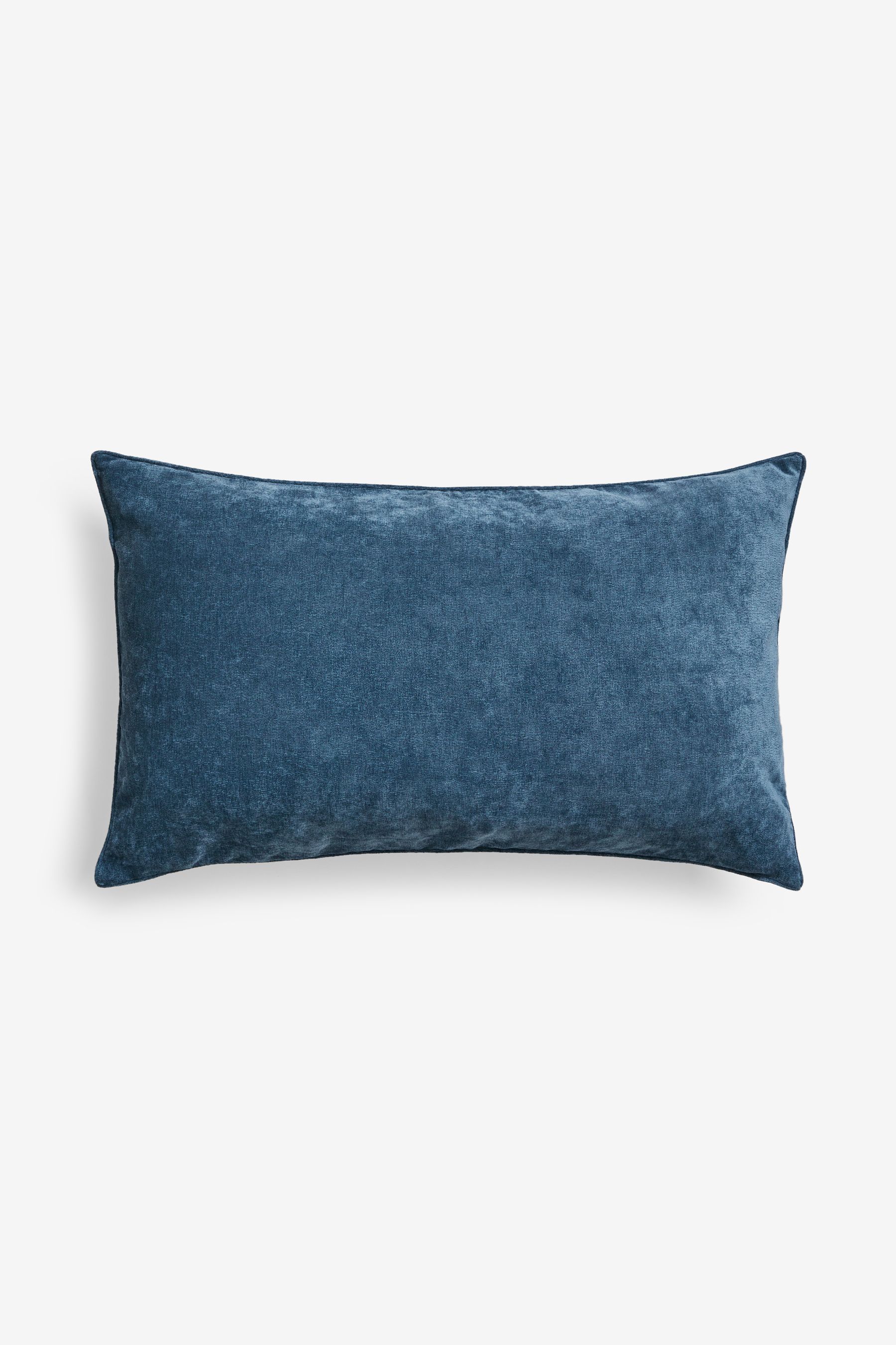 Buy Navy 40 x 59cm Soft Velour Cushion from Next Luxembourg