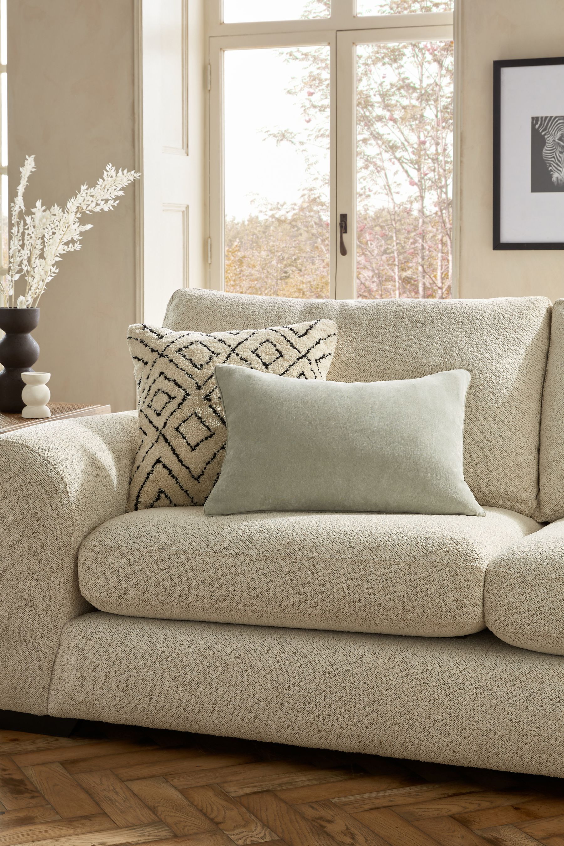Next soft velour cushion cheap