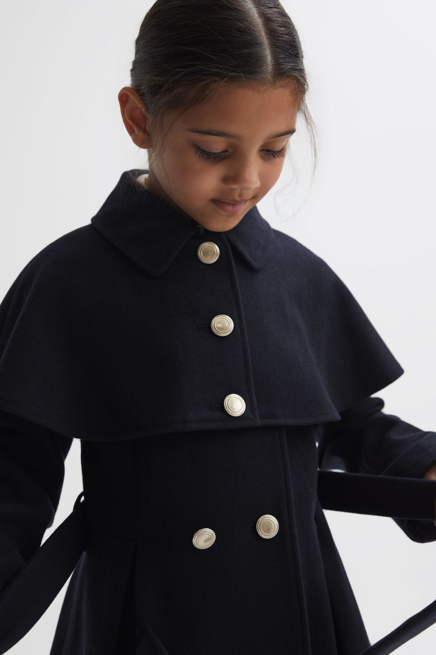 Shoulder cape coat deals