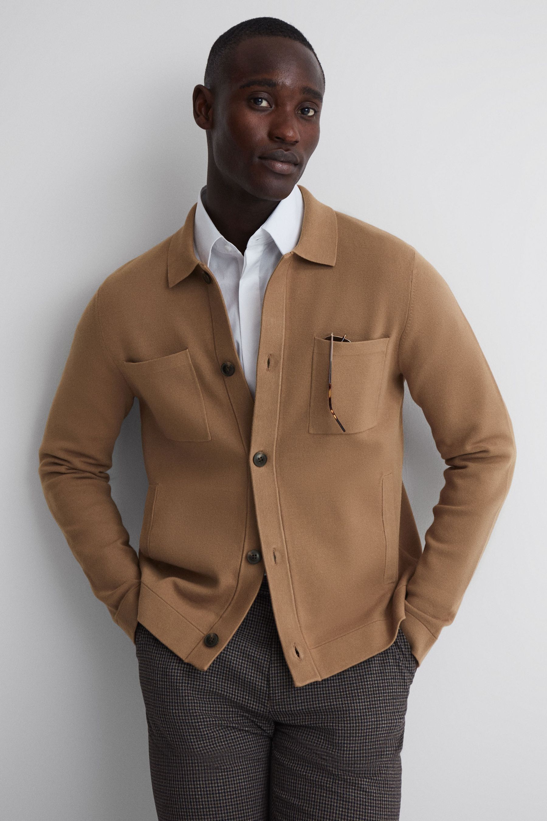 Long sleeve button up cardigan 2025