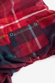 Red Check Matching Family Pet Christmas Cotton Pyjamas - Image 8 of 8