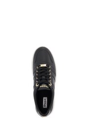 Dune London Black Elysium Side Stripe Bumper Trainers - Image 4 of 4