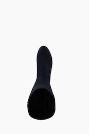 Dune London Blue Tayla Smart Stretch High Leg Boots - Image 6 of 6