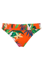 Pour Moi Orange Multi Free Spirit Frill Waist Bikini Briefs - Image 4 of 5