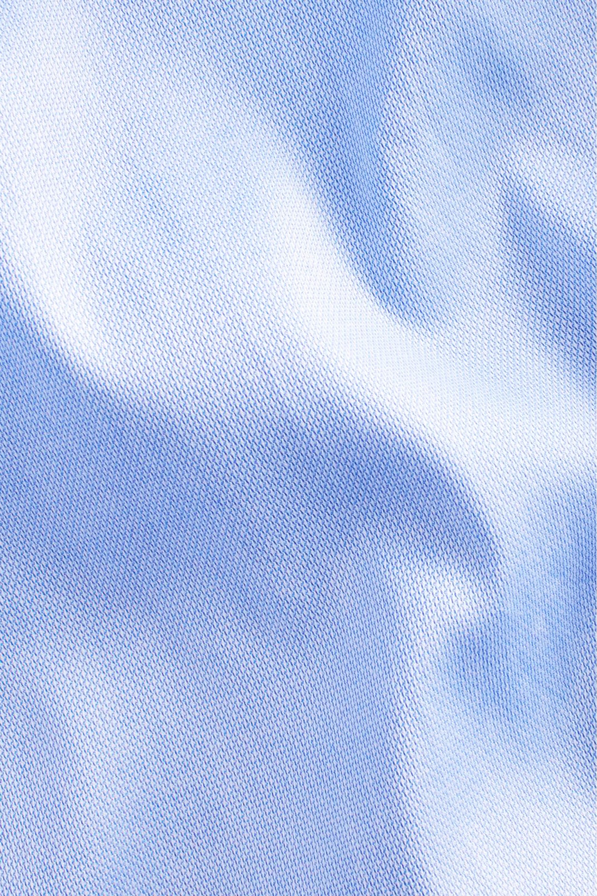 Blue Texture Single Cuff Signature Shirt - Image 7 of 8
