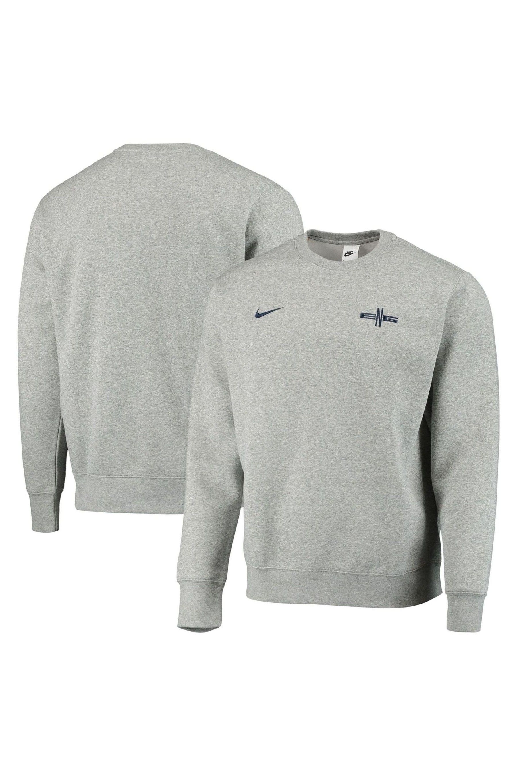 Buy Nike Grey England Fleece Sweatshirt from Next Ireland