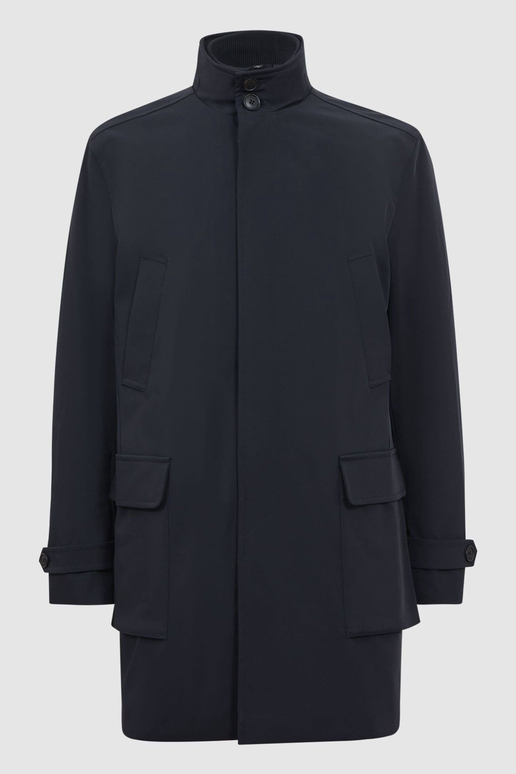 Reiss funnel neck coat top