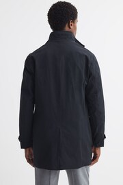 Reiss Navy Player Funnel Neck Removable Insert Jacket - Image 5 of 6